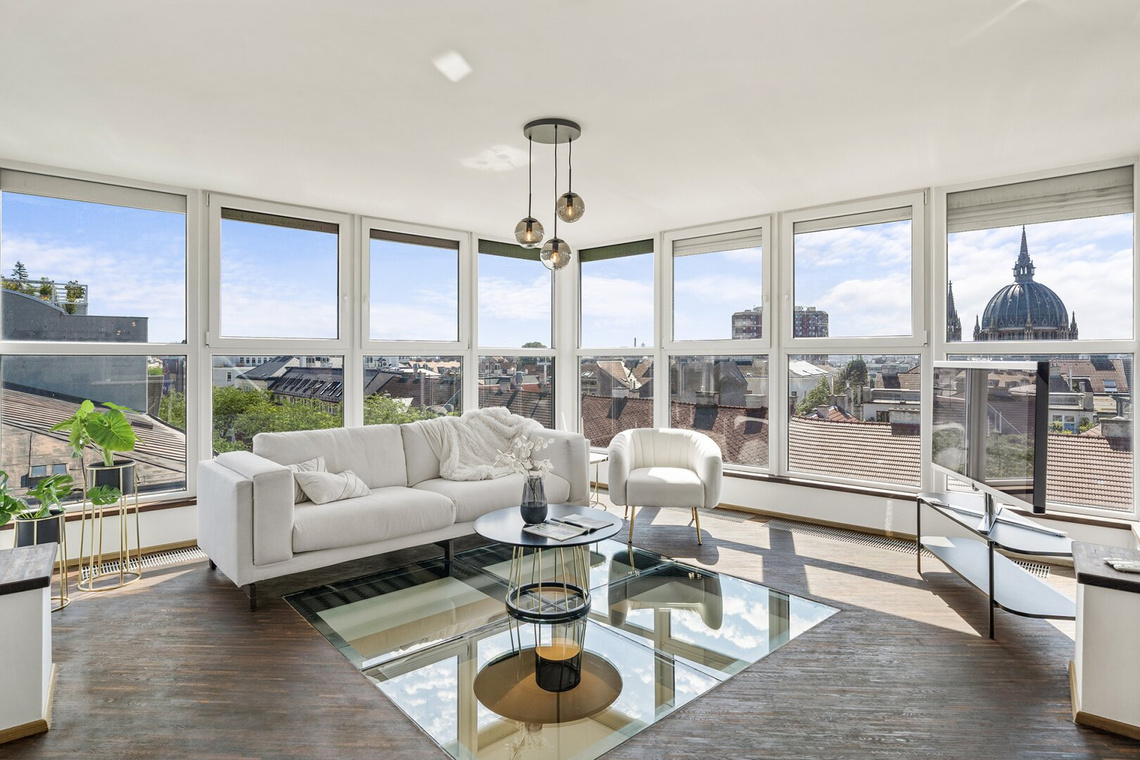 Exklusive Dachgeschoss-Maisonette mit 2 Terrassen & 360° Panoramablick – Foto 3