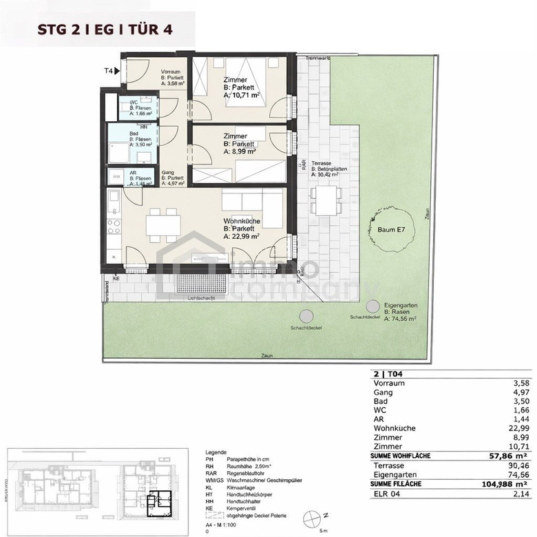 ERSTBEZUG | 3-ZIMMER-GARTENWOHNUNG | EIGENGARTEN | MÜHLWASSER | NAHE U2 | GARAGE OPTIONAL – Foto 8