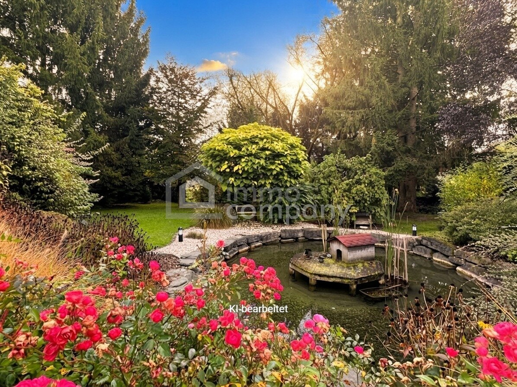 Top-renovierter Wohntraum mit 2000 m² Gartenparadies,Teich und Bachlauf – Foto 3