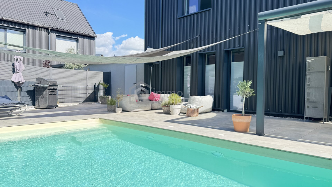 NEUER PREIS!  DESIGNHAUS MIT POOL & 80 m² TERRASSE – SEEWALCHEN AM ATTERSEE/Kemating – Foto 3