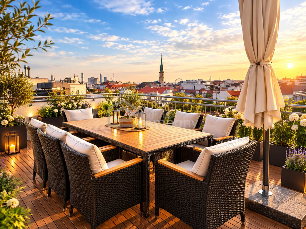 Unglaubliche 2-stöckige Wohnung mit eigener, großzügiger Terrasse im Zentrum von Wien! Atemberaubender Ausblick! 2. Bezirk. U1 – Foto 1