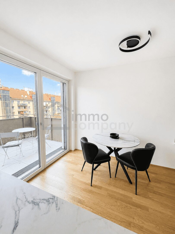 Moderne 2026 Neubau 2-Zimmer Wohnung 46m² mit Balkon, Fußbodenheizung und inklusive Möbel in 1030 Wien zu mieten! – Foto 3