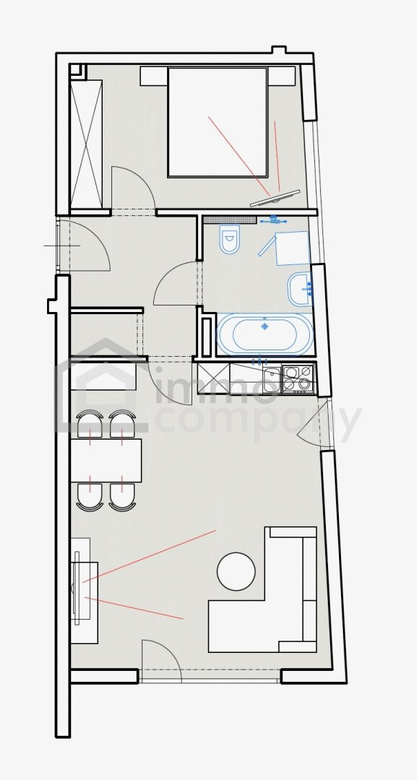 Wohnen in Seewalchen am Attersee– Helle 2-Zimmer-Wohnung mit Loggia und Blick ins Grüne. – Foto 5