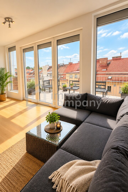 Luxuriöse zweistöckige Wohnung mit atemberaubendem Stadtblick + Balkon und geräumiger Terrasse! 15. Bezirk! U3 – Foto 4