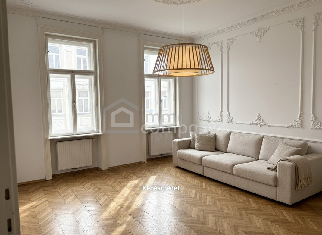 Charmante Wohnung mit schönen alten Fischgrät-Parkett – Top Preis! Top Eckzinshaus – Foto 4