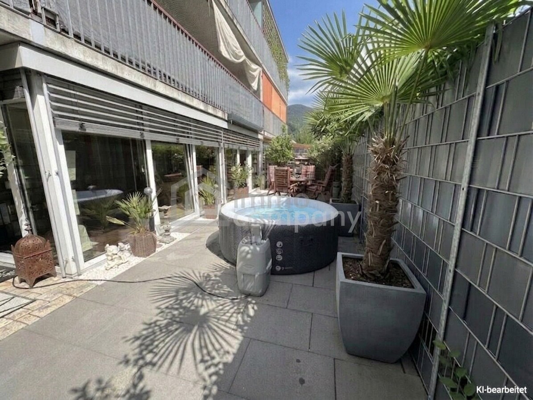DORNBIRN-Gartenwohnung/Terrassenwohnung, ca. 57 m2 + beheizter, ganzjährig nutzbarer Wintergarten ca. 19 m2, Gesamt-Wohn-NFL ca. 76 m2, Wohnempfinden/Wohlfühl-Atmosphäre wie in einer 3-Zimmer-Wohnung, inkl. 1 TG. – Foto 2