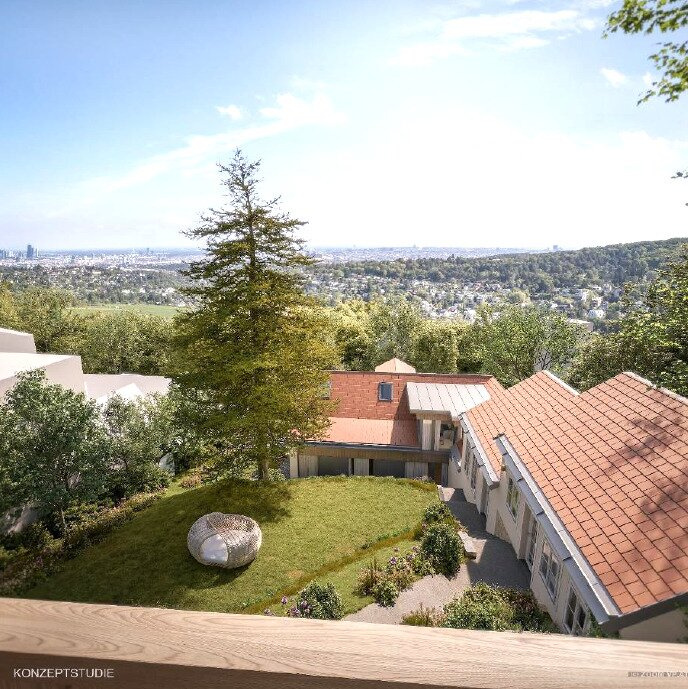 SÜDHANGLAGE AM WIENERWALD - baugenehmigtes Wohnprojekt mit traumhaftem Wienblick in der Zierleitengasse – Foto 3