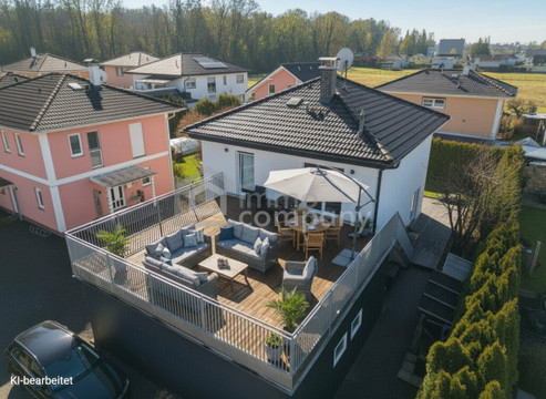 Traumhaftes Einfamilienhaus in Hohenems | 126m² Wohnfläche | 4-Zimmer | 2 Terrassen mit 100m² Gesamtfläche | moderne Einrichtung | großes Carport – 6845 Hohenems