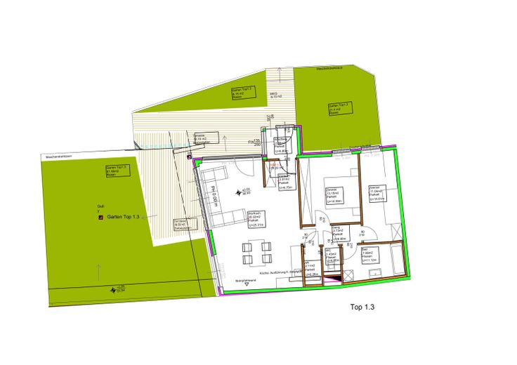 Sehr schöne Familienwohnung mit Terrasse und  großer Gartenfläche (T 1.3 /  EG) – Foto 14