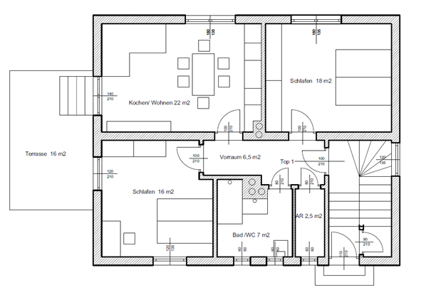 Familienfreundliche Wohnung mit Freiflächen und Garage – Foto 10